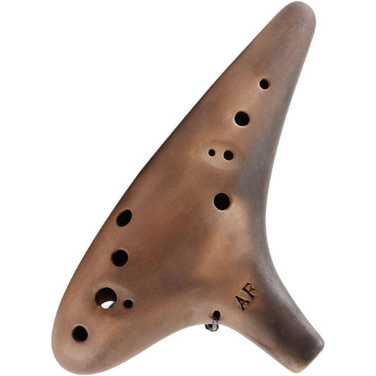 12-hole unglazed alto F key earth color ocarina 12-hole student beginner ocarina musical instrument ocarina instrument