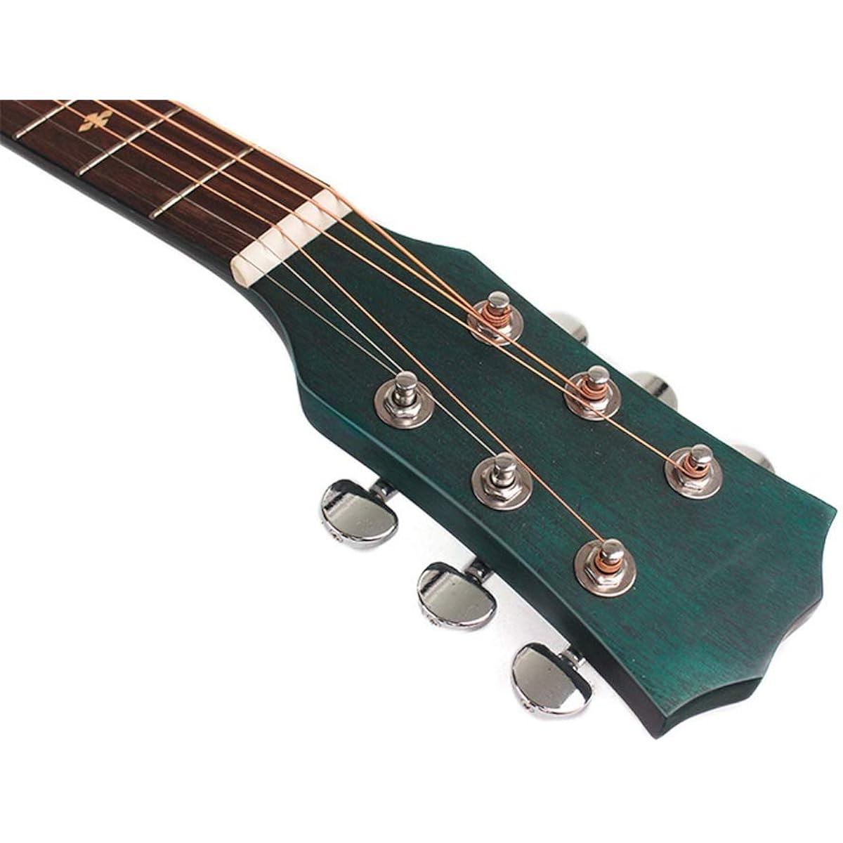 Beginner's Practice Guitar Guitar Face Single Spruce Peach Blossom Folk Guitar Veneer Gradient Elementary School Student Adult Beginner Guitar (Color: Natural, Size: 41 inches)
