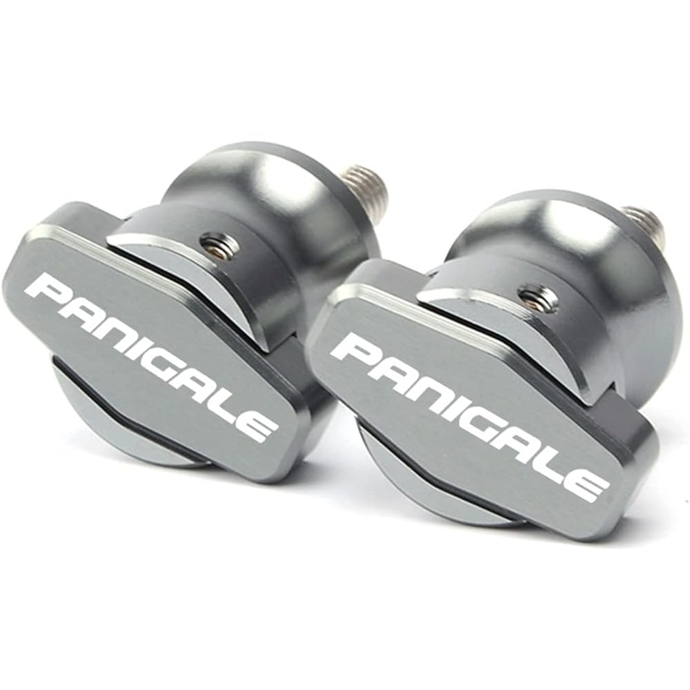 Uminino Motorcycle Accessories Frame Stand Screw Swing Arm Spool Slider M6 Ducati 899 Panigale 959 Panigale 1199 1299 Swing Arm Slider Spool (Size : Black)
