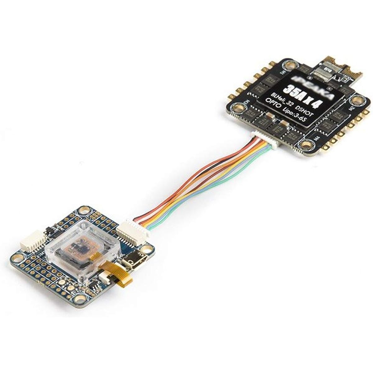HOBBYMATE 8 Pin Cable JST-SH for Connecting 4-in-1 Speed Controller ESC to FC
