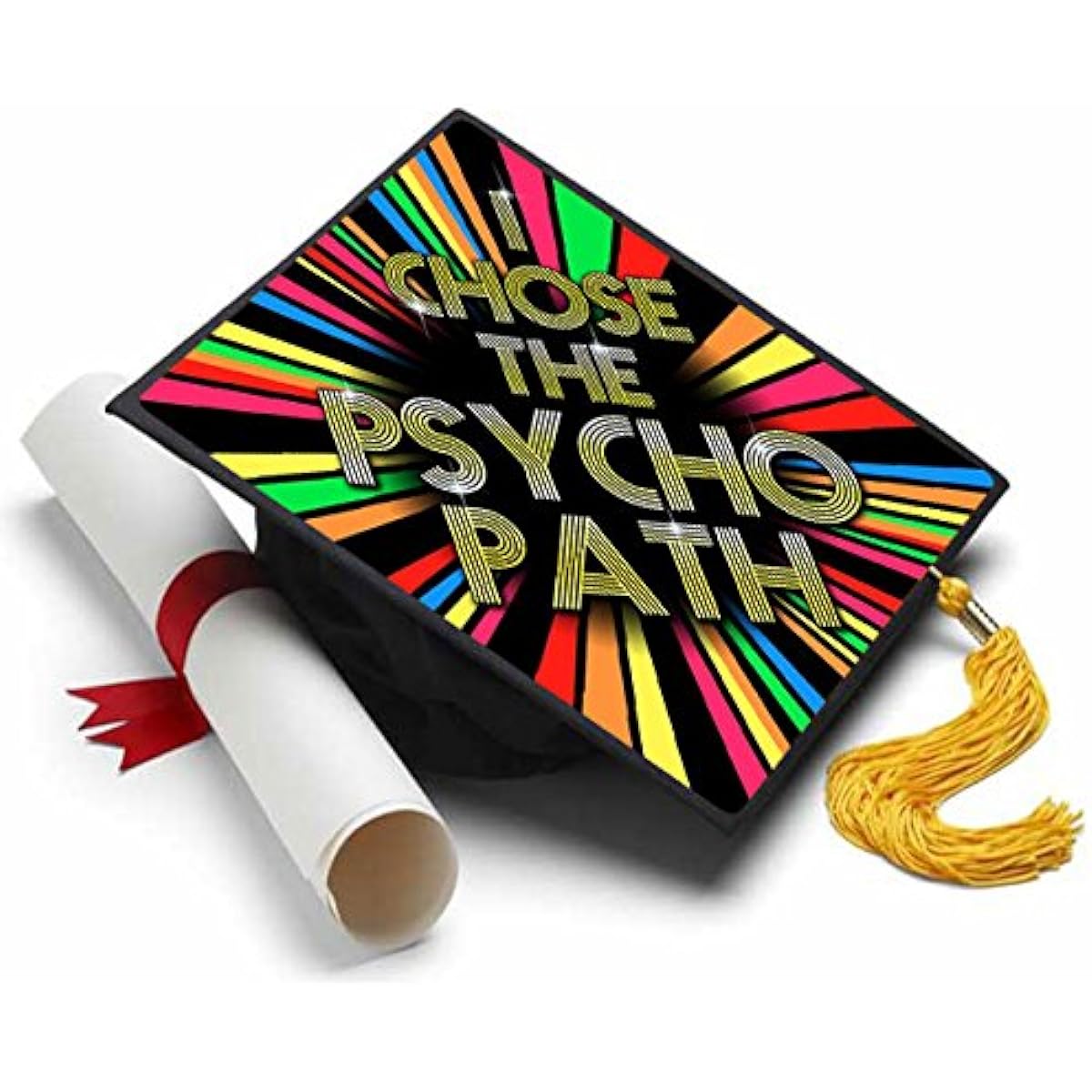 Tassel Toppers Psychology Major Graduation Cap Decorated Graduation Cap