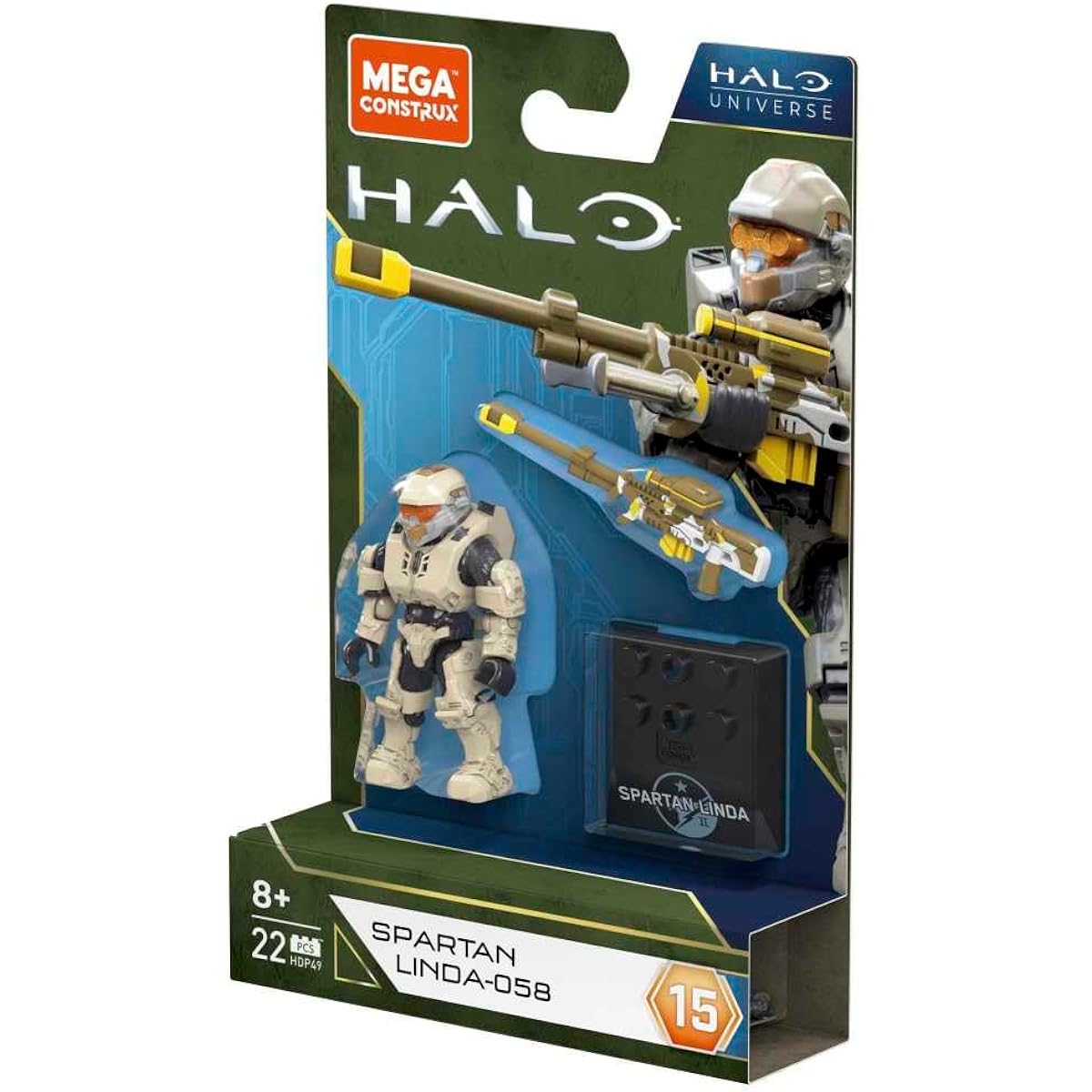 Mega Bloks Spartan Linda-058 Halo Universe Figure