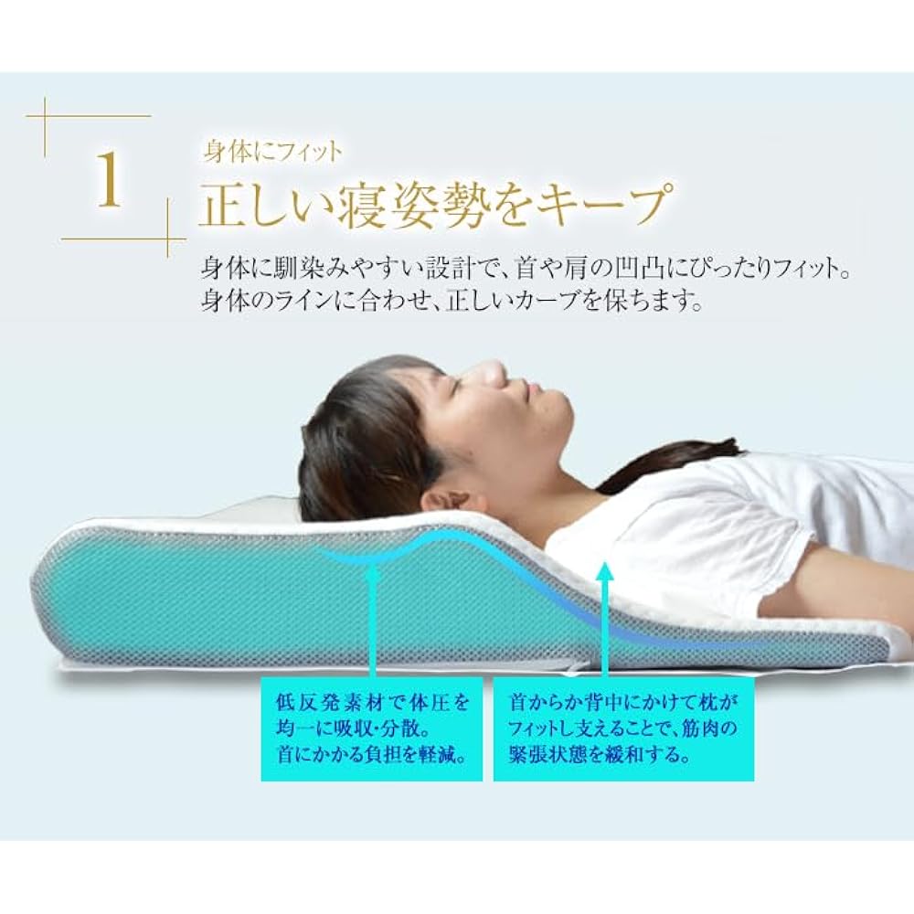Blissful Sleeping Pillow, Large Pillow, Memory Foam Pillow, Large to the Shoulders, Wide Support, Loose Size, Pillow, Wide Pillow