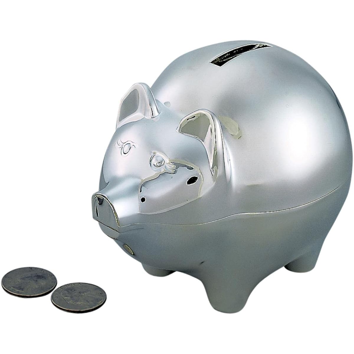 LARGE PIGGY BANK WITH POLISHED