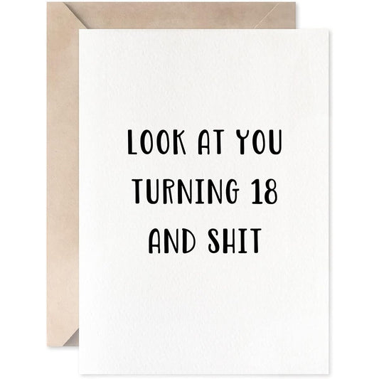 18th Birthday Cards for Boys, Girls, 18 Birthday Cards for Sons, Daughters, Friends