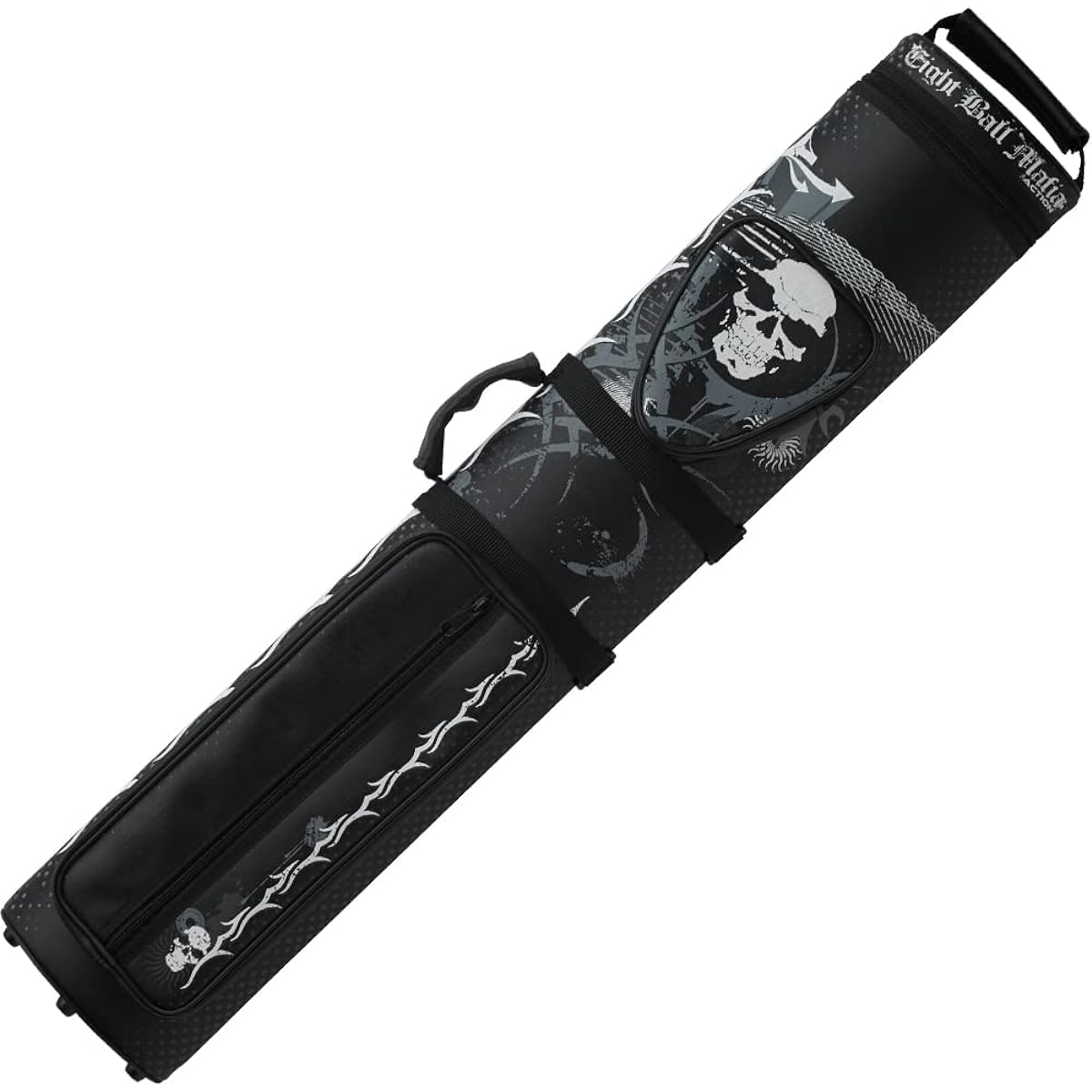 Action Cue Cases - Eight Ball Mafia Cue Cases - 3B/5S - EBMC35A - Black