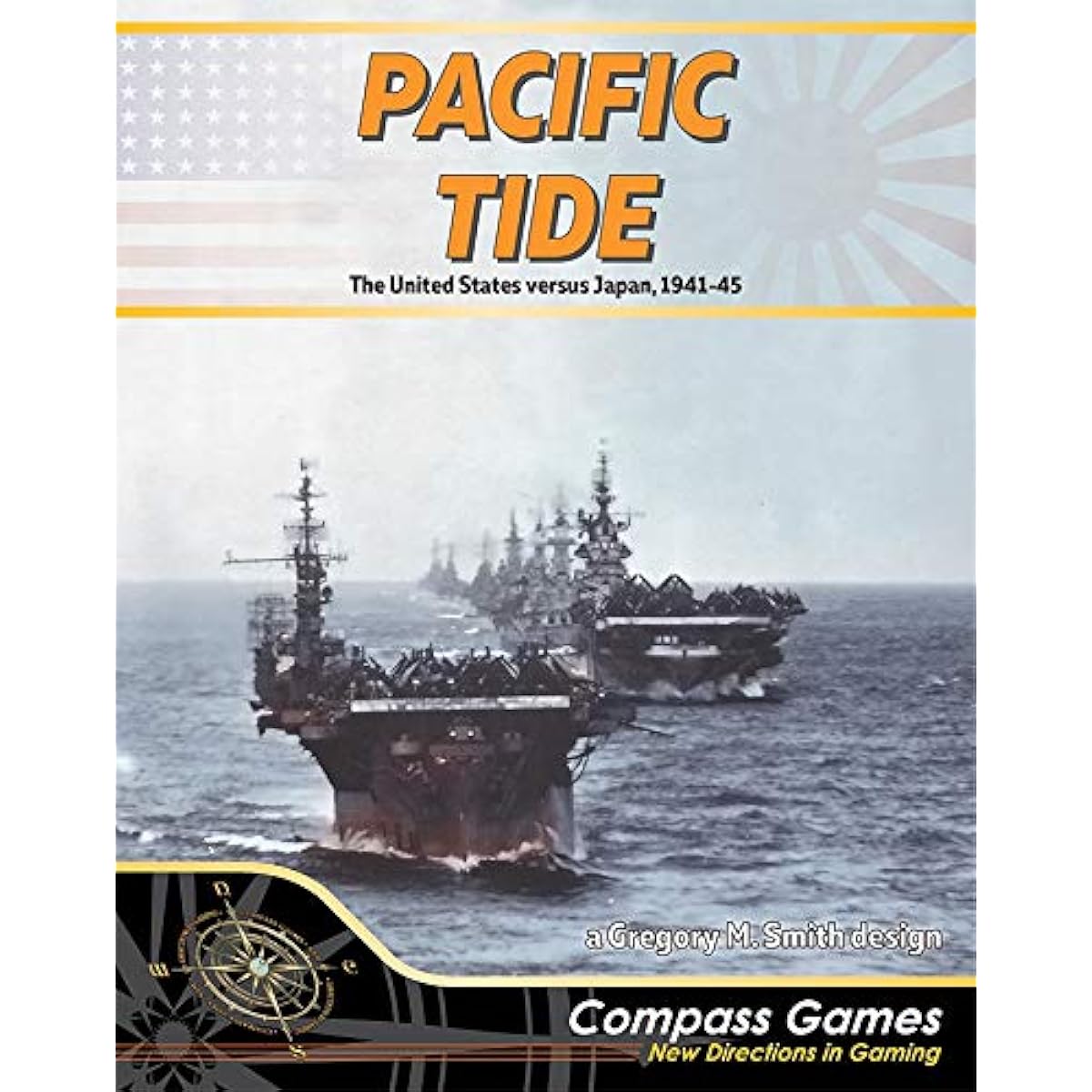 CPS: Pacific Tide, America vs. Japan, 1941-45, board game.