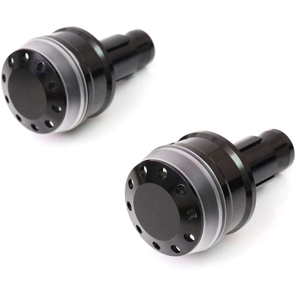 MC MOTOPARTS Black CNC Bar End Lighting Red Brake Light Compatible with MT-10 YZF-R 125 TDM900 XSR 700 900 MT-07 MT-09