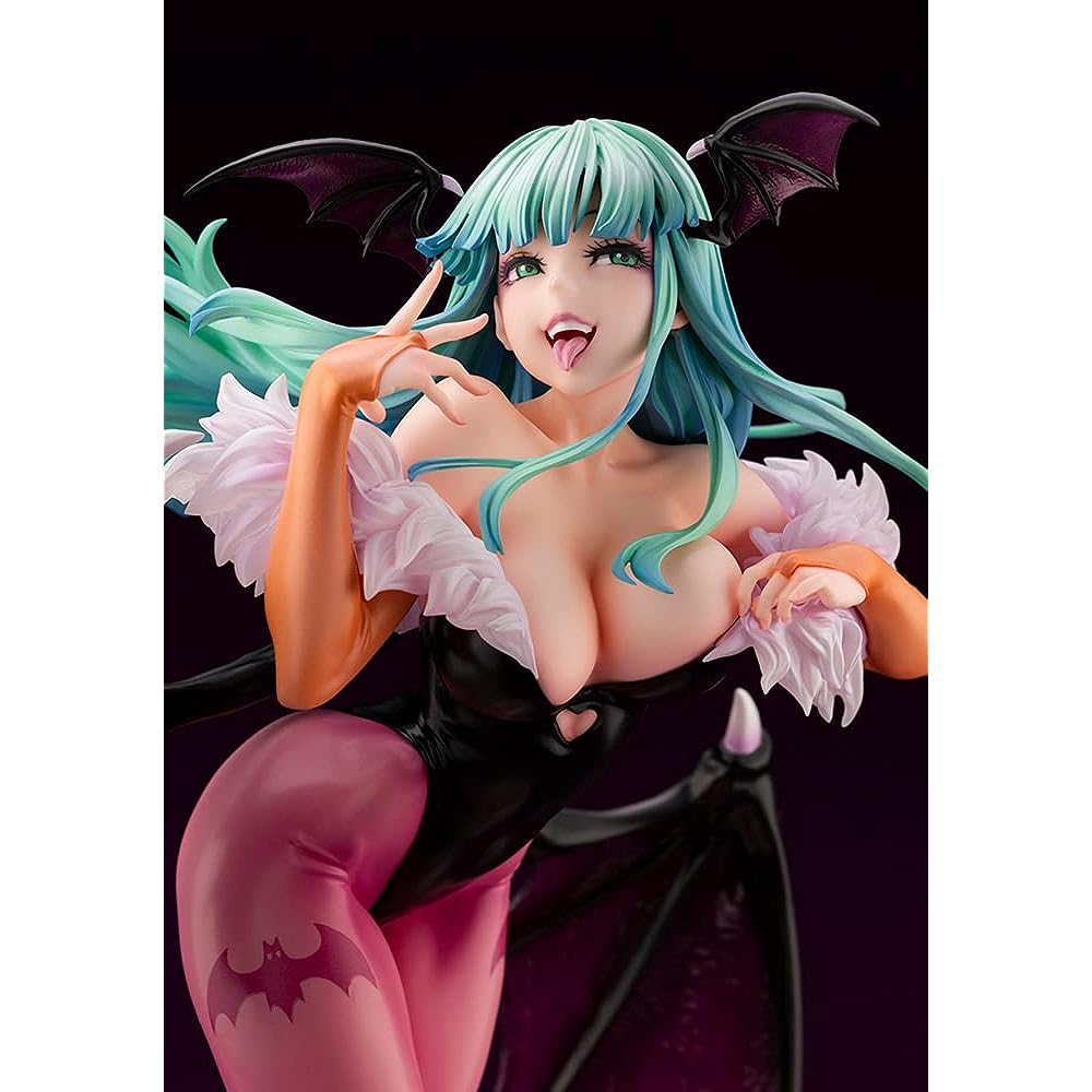 Kotobukiya Darkstalker Morrigan Beautiful Girl Statue Multicolor
