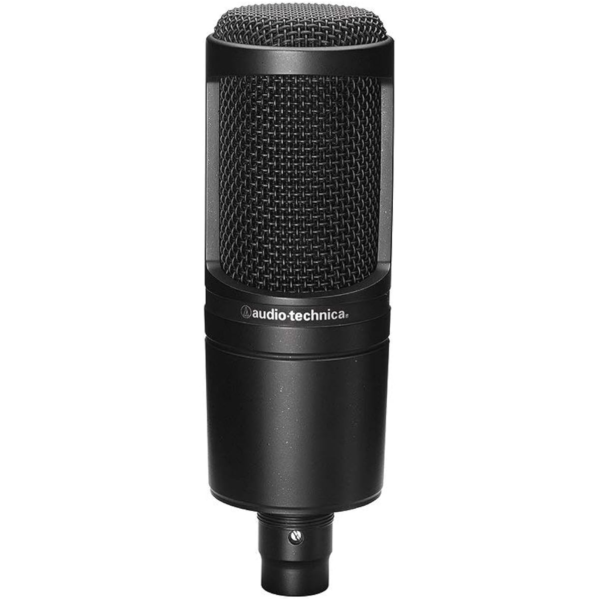 Audio-Technica - Back electret condenser microphone AT2020 + shock mount AT8458a set