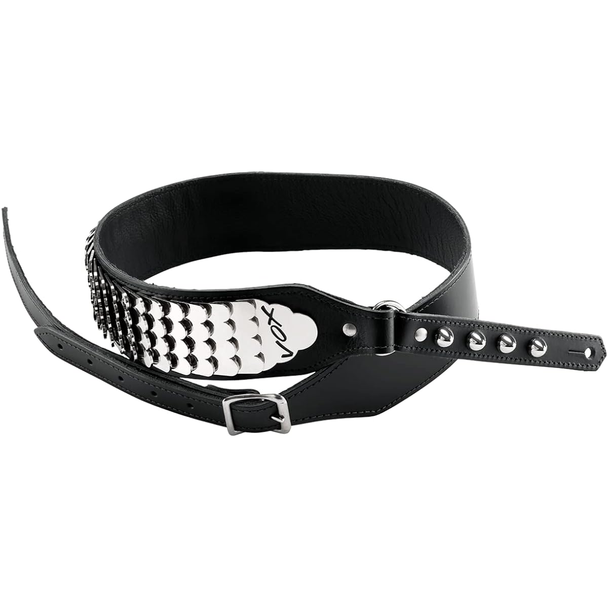 VOX guitar python strap leather PYTHON STRAP V822 black black