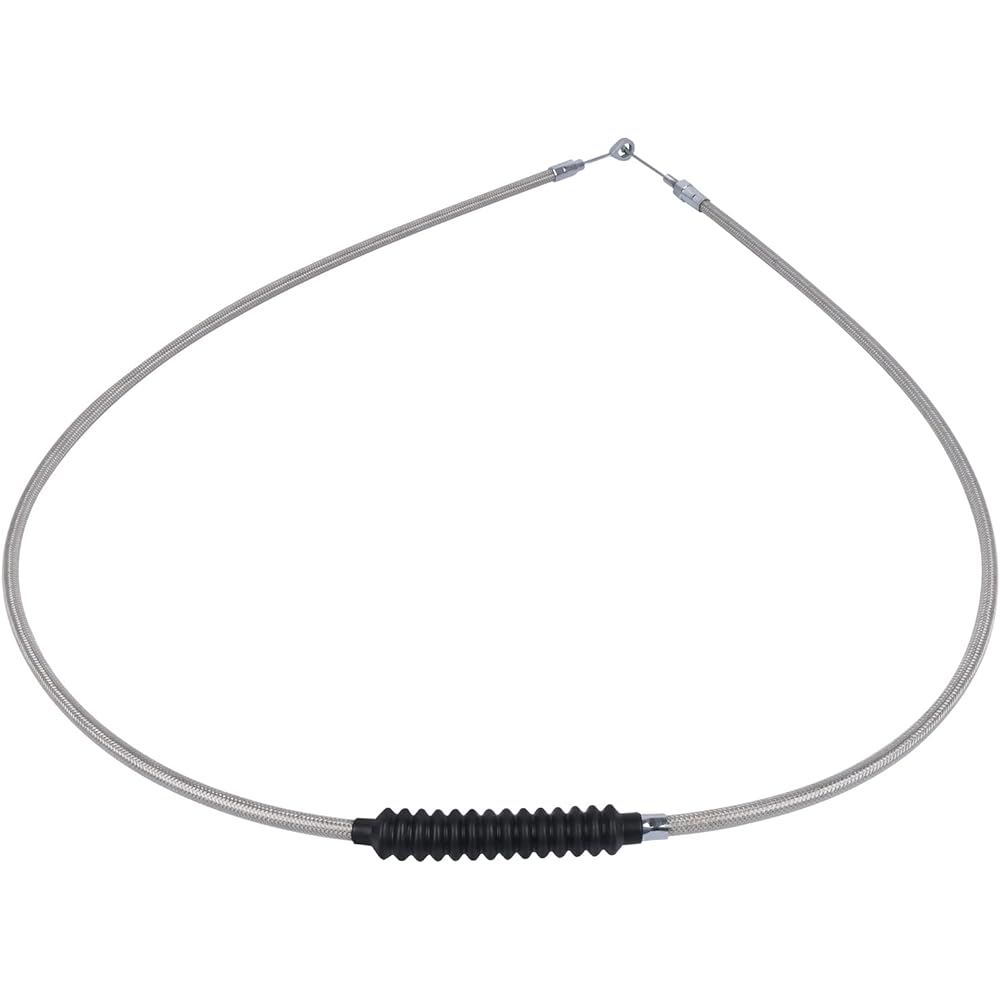 Worldmotop 63" 67" 71" 75" 79" Throttle Cable Harley Iron XL 883 1200 Dyna Softail Fat Boy Heritage Road King Throttle Clutch Cable Wire (79")