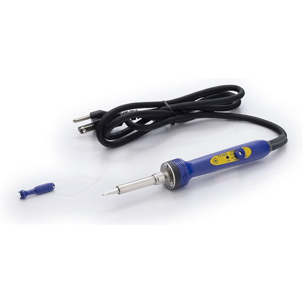 HAKKO Dial Temperature Control Soldering Iron High Heat Capacity Type 2 Pole Grounding Plug FX601-03