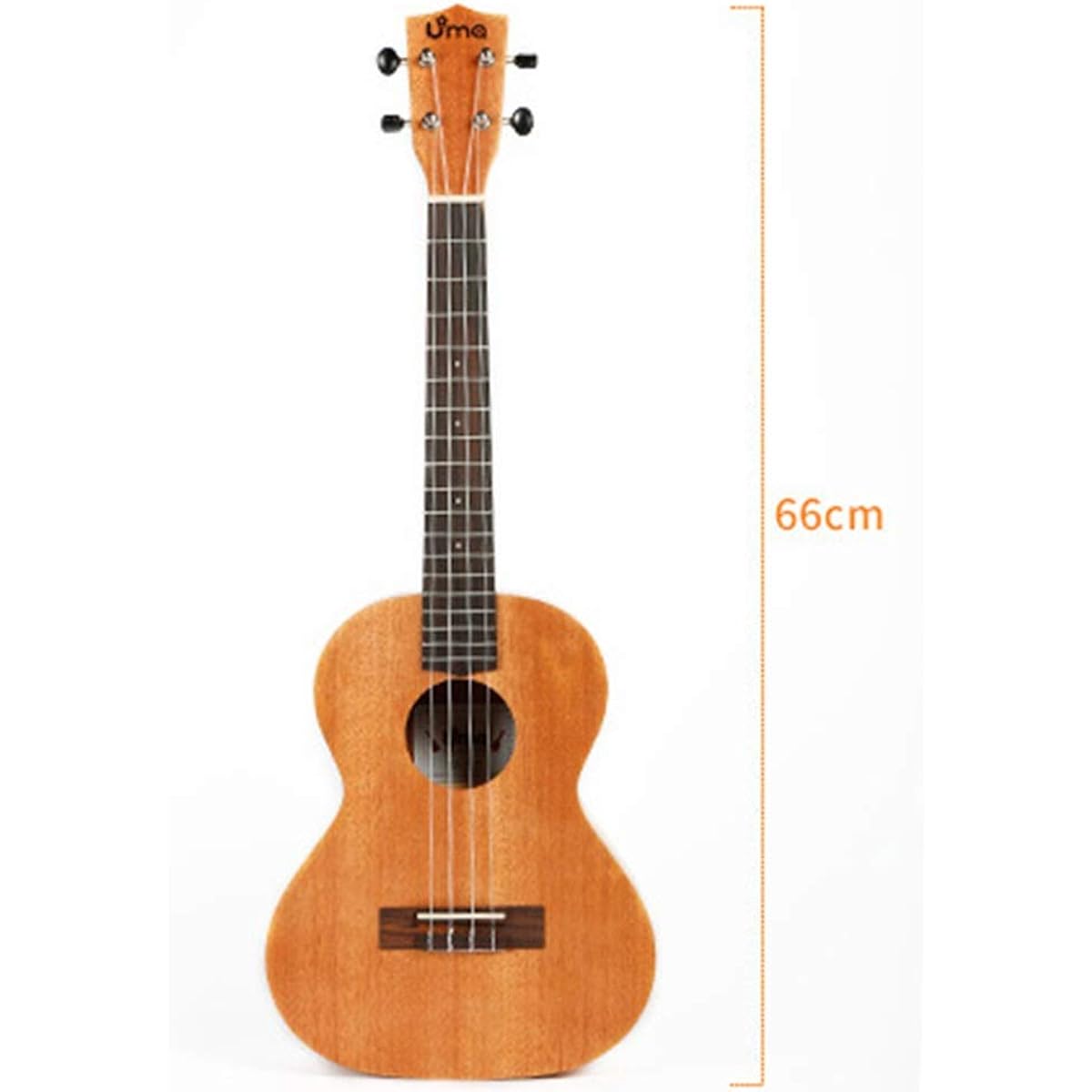Ukulele Mahogany Ukulele Hawaii Guitar with Natural Bag Ukulele for Music Beginners Entry Level Ukulele (Color: Natural, Size: 23 inches)