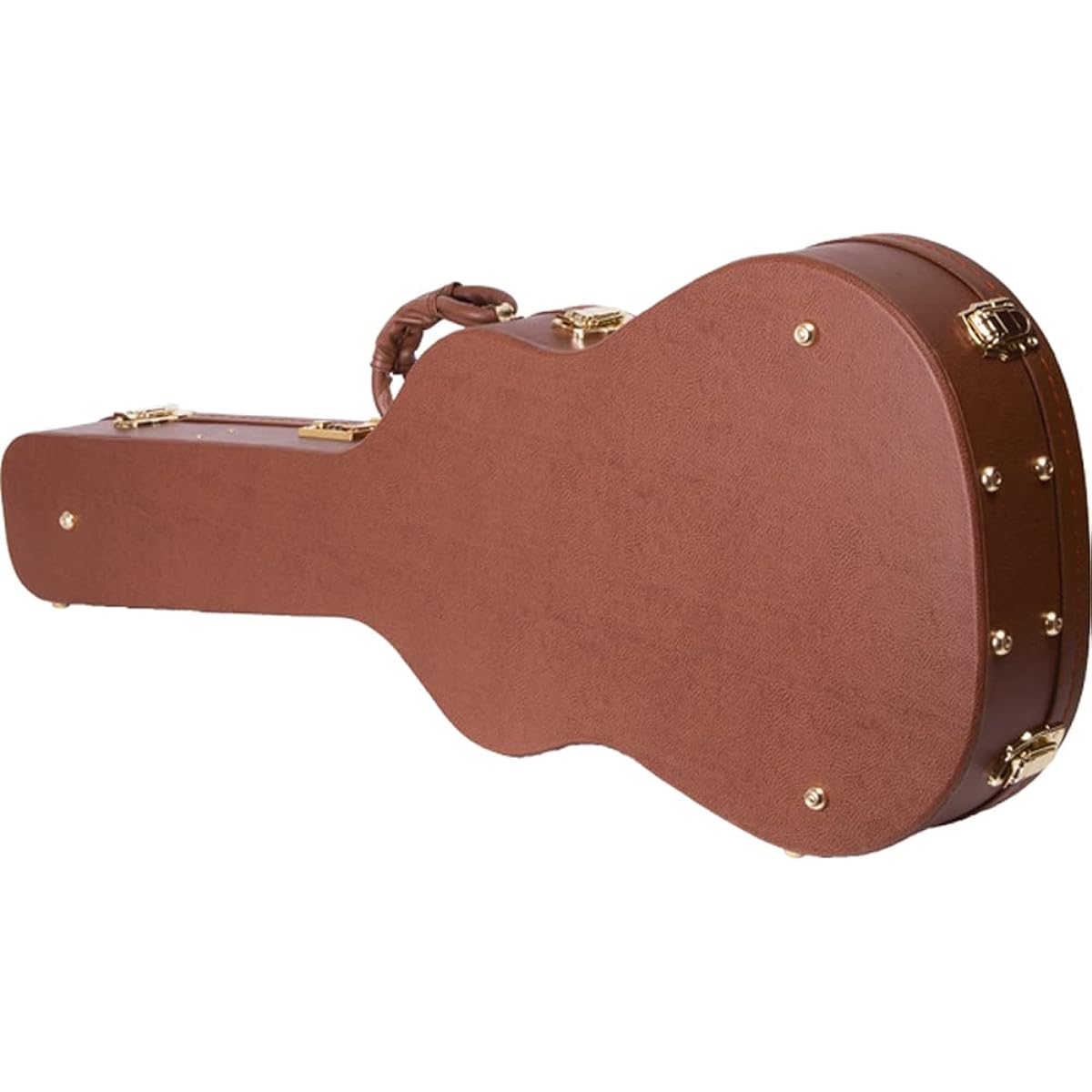 KC classical guitar hard case G-130 (brown leather with lock)