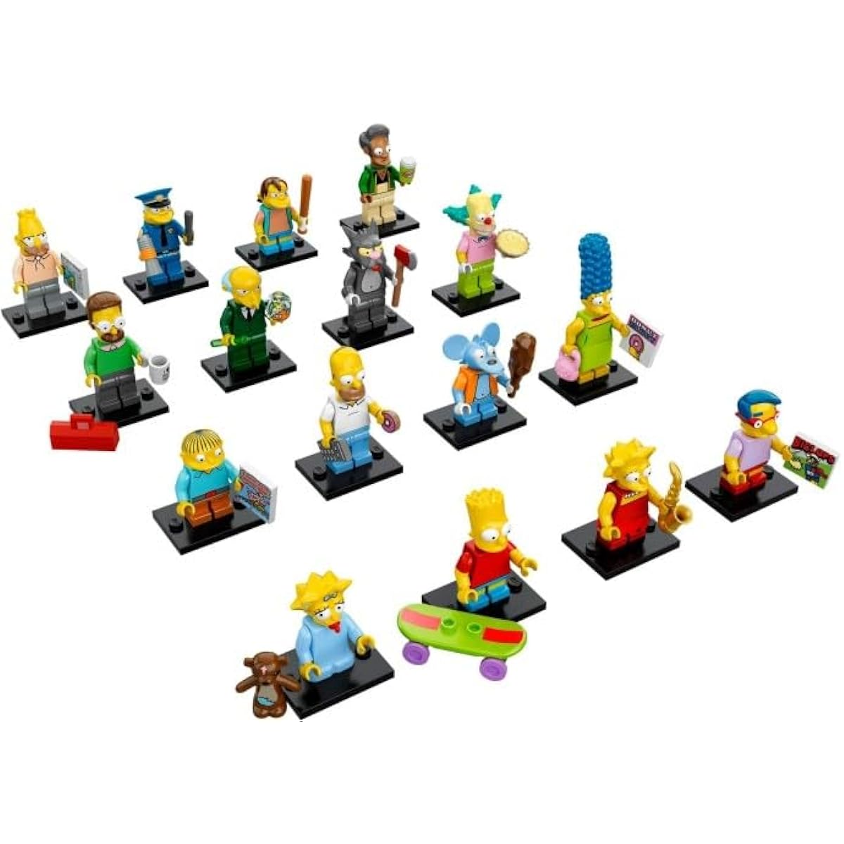 LEGO Simpson Minifigures Complete Set of 16! IN HAND! USA SELLER!