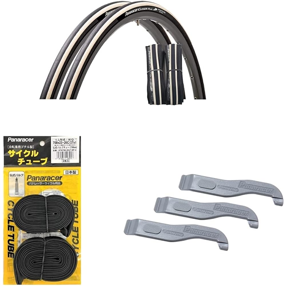 Panaracer Clincher Tire [700×25C] Closer Plus F725-CLSP (For Road Bike, Cross Bike/Road Race, Commuting, Touring)