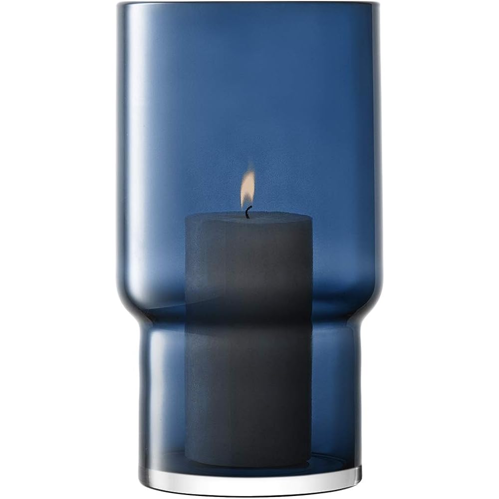 LSA Flower Base Blue W17xD17xH30cm LSA LUT92, G1552-30-610