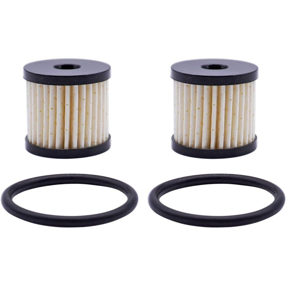 Fuel Filter Kit 0707-0012 61011-04A Compatible with Harley-Davidson FLD/FLHR/FXD/FXDWG/FXDXI/FXSTC 2 Pieces