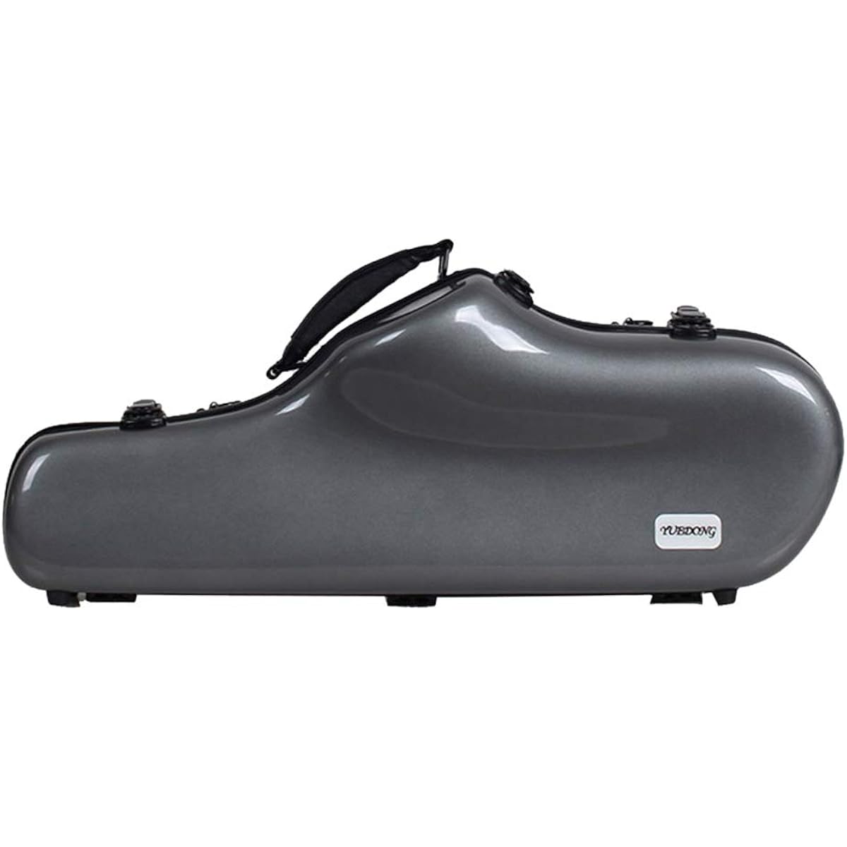 perfk Alto Saxophone Case, Saxophone Bag, Saxophone Accessories, Woodwind Instrument Case, 8 Colors, Gray