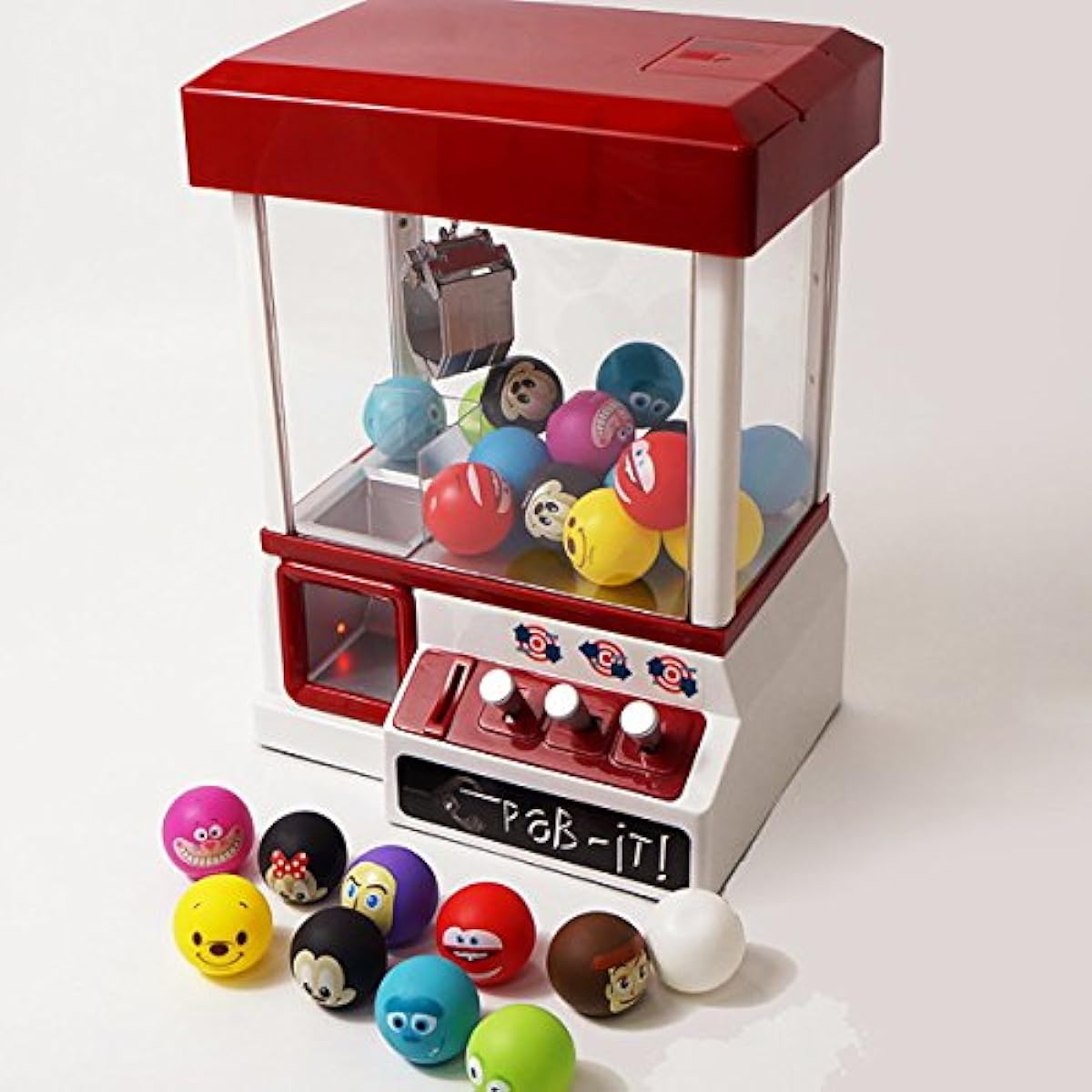 UFO Catcher Crane Game Machine + 25 Disney Round Balls 4497