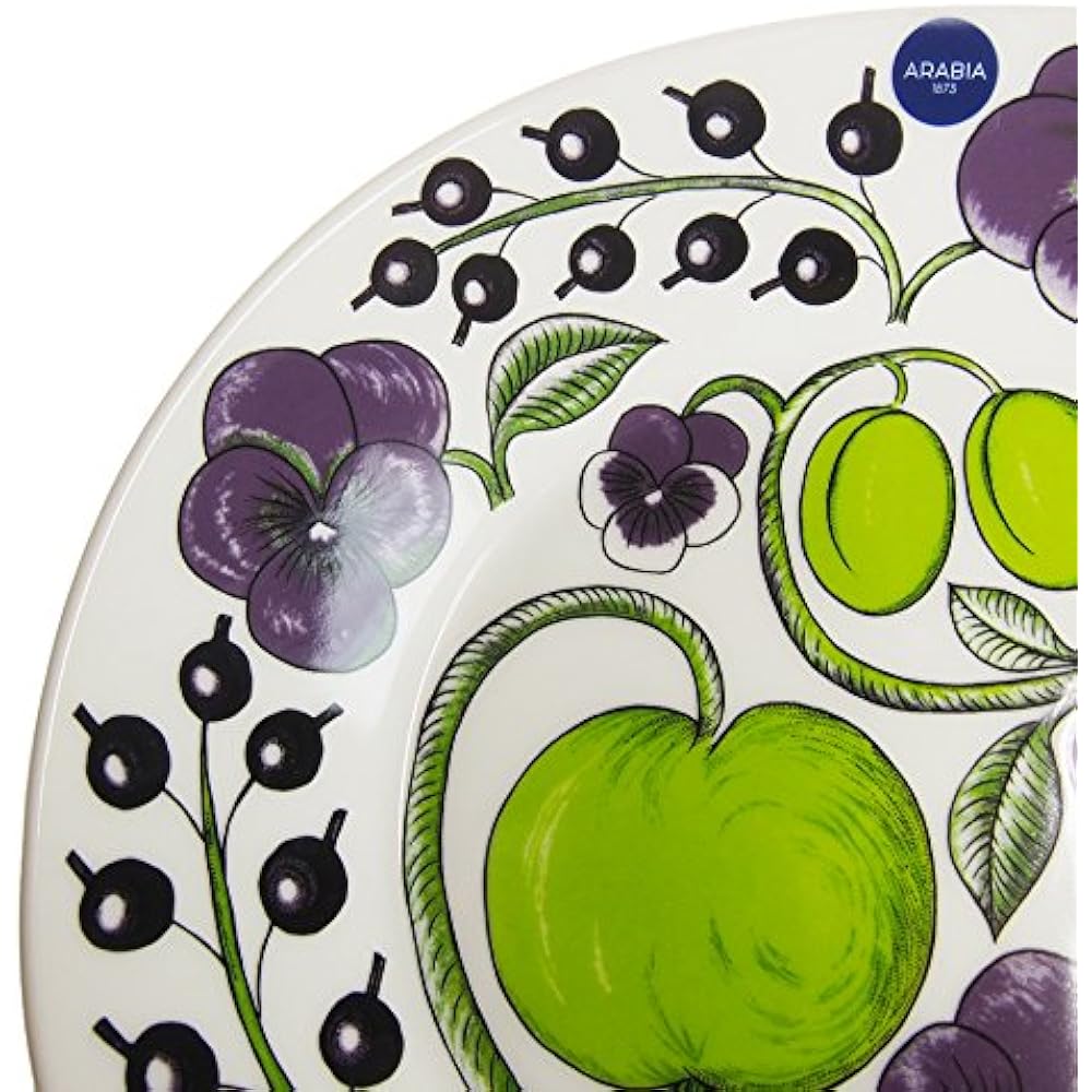 Arabia Paratissi Purple Oval 22x25cm [Parallel Import] 64-1180-100130-3