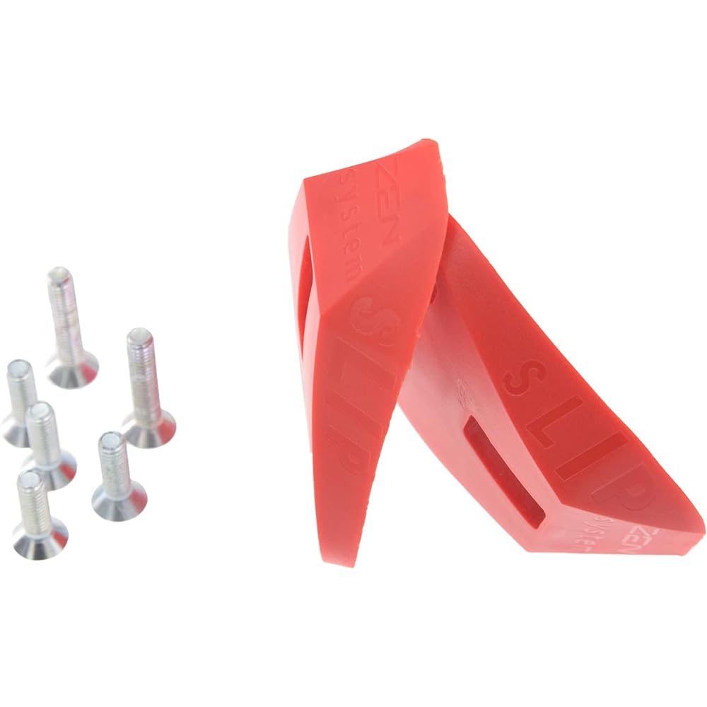 Skopre ZENsystem Zenslip V2.0 Cleat Shim Cadence/Power Booster for Road Pedals Red