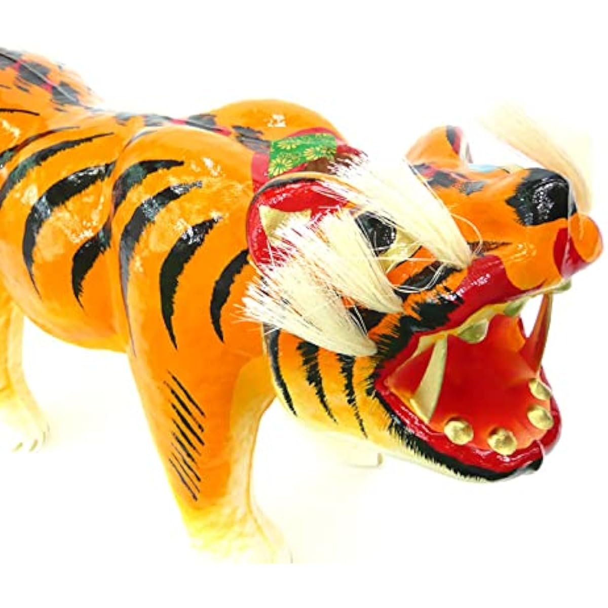 [May Doll] [L007] Paper Mache Tiger No. 10 A carefully handcrafted paper mache tiger