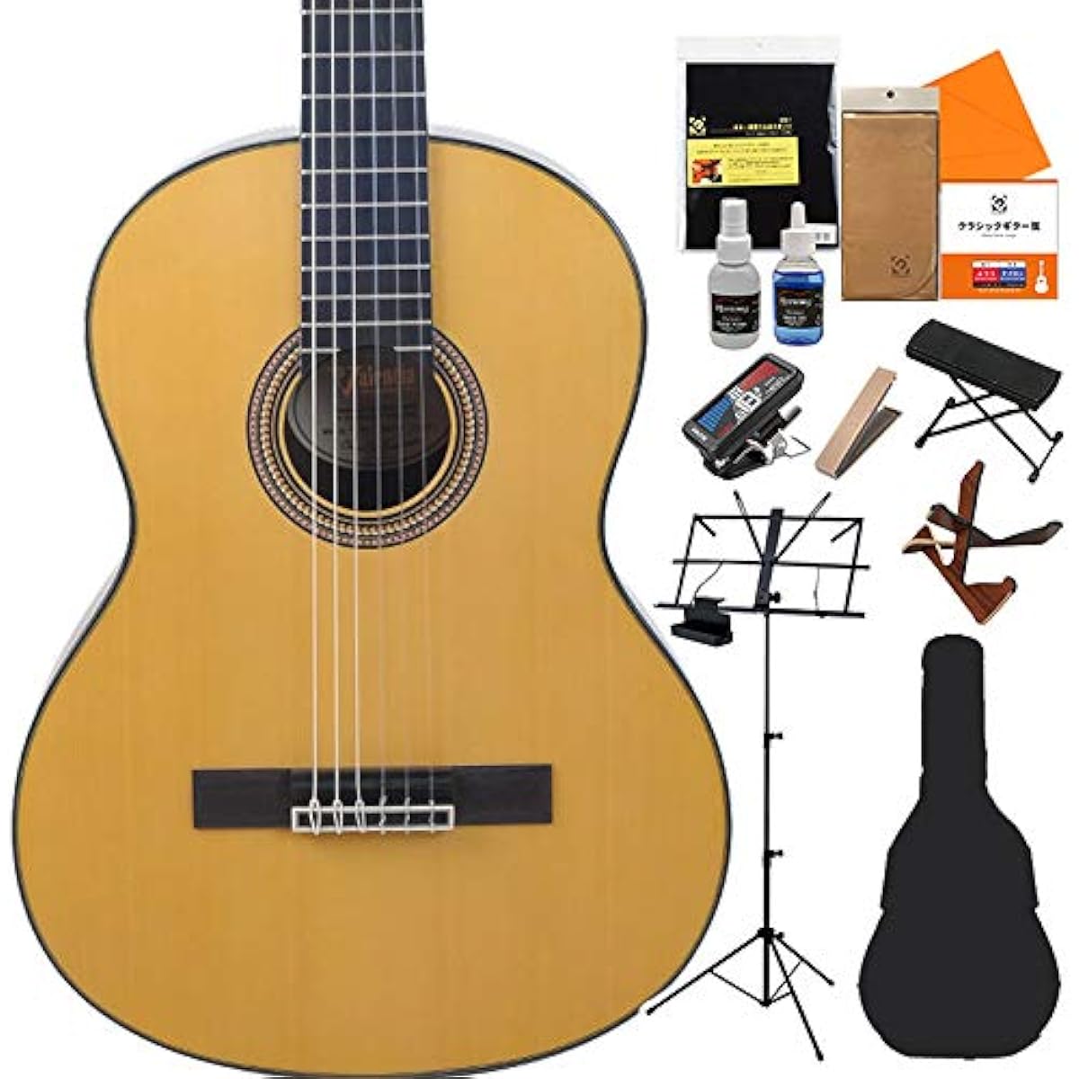 Valencia VC564 NAT Classical Guitar Beginner 14-piece Set Classical Guitar Valencia