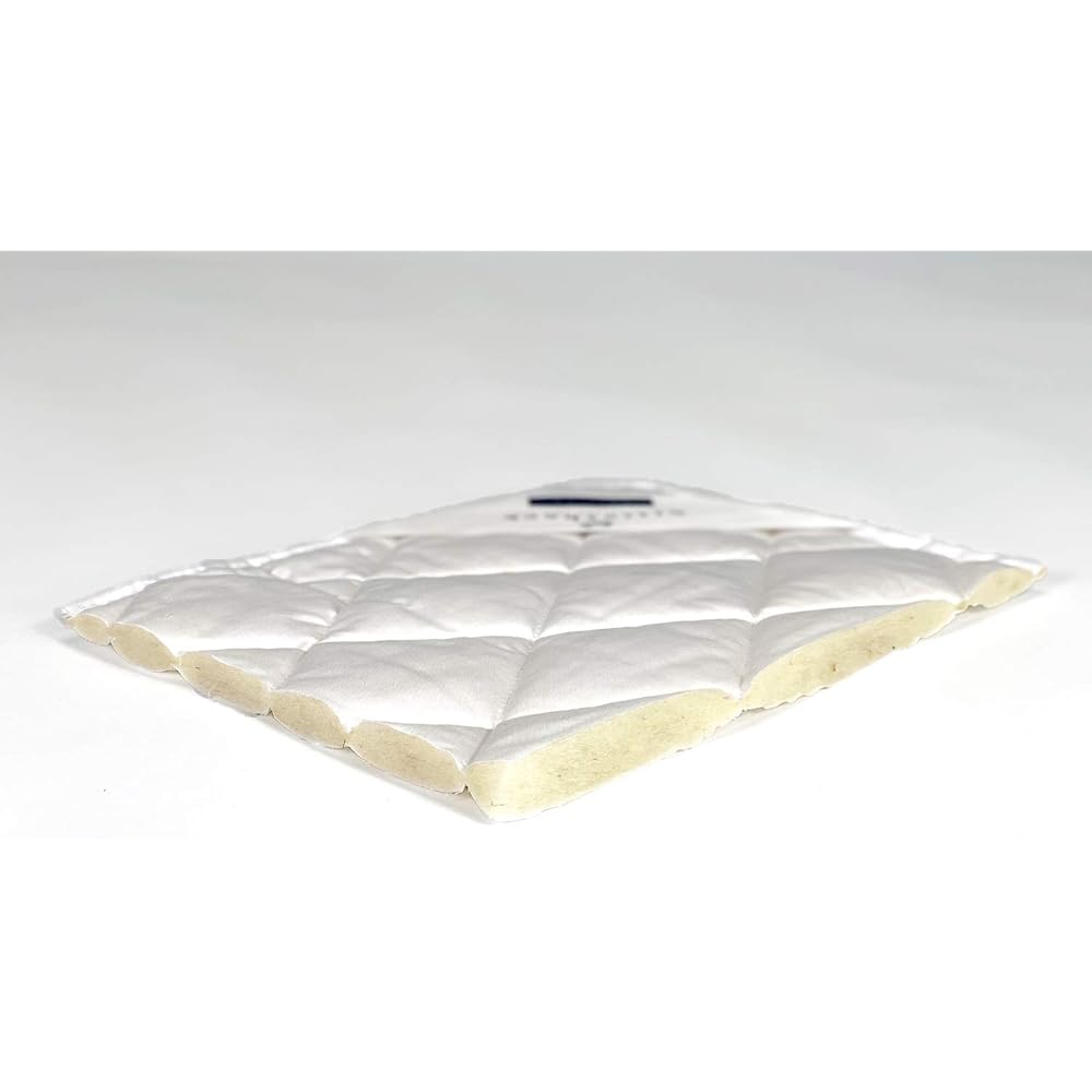 Billabec Washable Wool Bed Pad Single Made in Germany White Approx. 100cm x 200cm JP-1