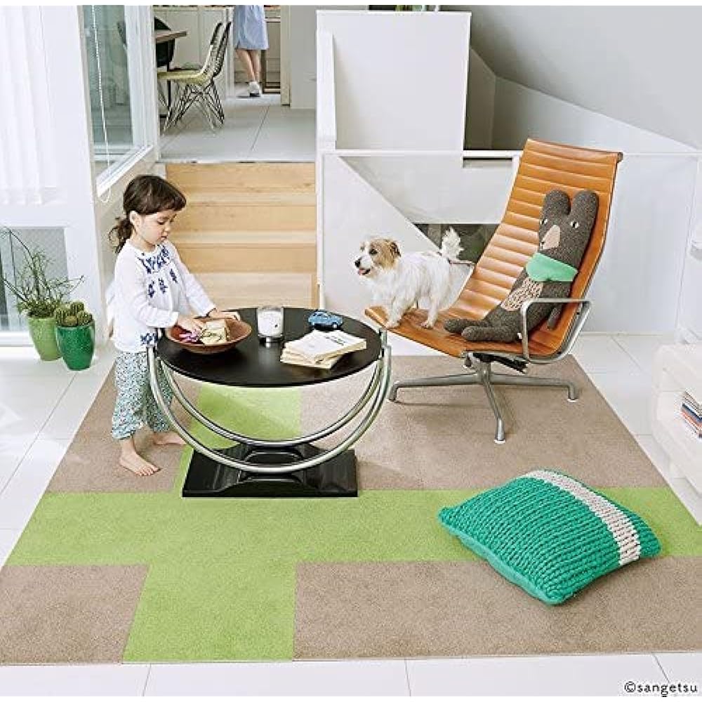 Sangetsu KIT60 Carpet Tile Style Kit 40cm x 40cm x 8.2mm Cinnamon 10 pieces