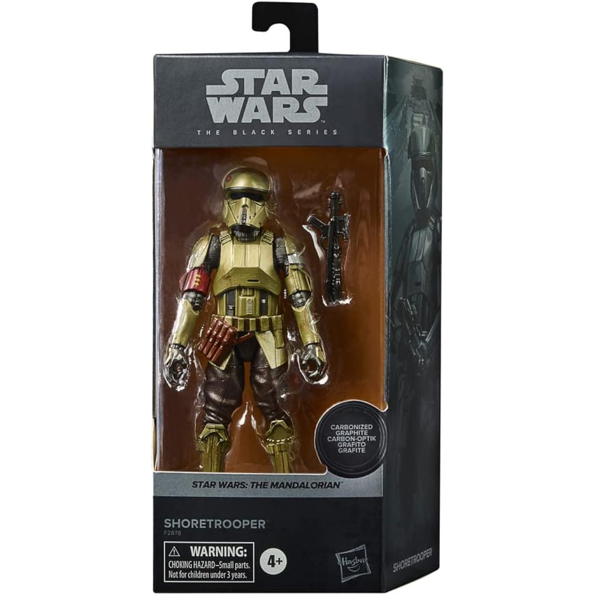 Star Wars Black Series Carbonized Collection Shore Trooper Toy 15cm Scale Mandalorian Collectible Action Figure Ages 4+