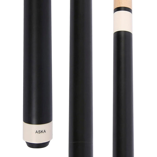 ASKA 25oz Heavy Hitter Matte Jump Break Cue Stick JBC 3pc Cue Jump/Break Cue 14mm Tip Hard Rock Canadian Maple Shaft