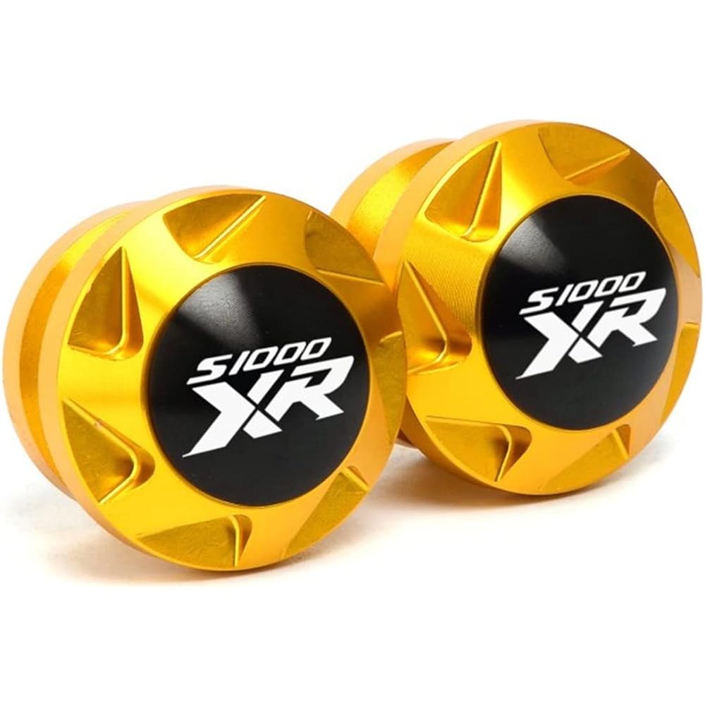 Swing Arm Spool Stand Screw Slider Motorcycle 8MM Accessories Swing Arm Spool Slider Stand Screw For B-M-W S1000XR S1000RR S1000R HP4 2014 2015 2016 2017 2018 (Color: Gold)