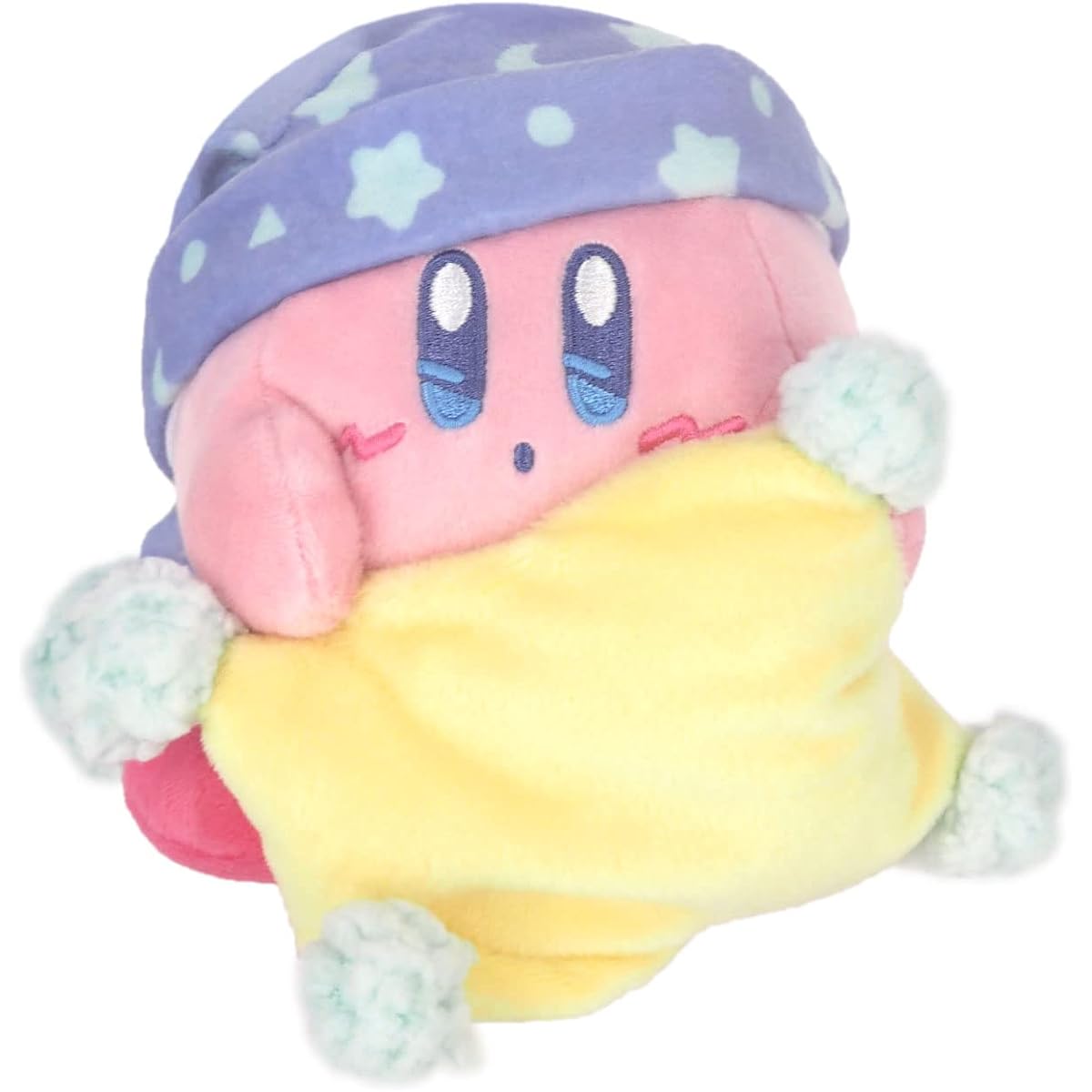 Sanei Boeki Kirby of the Stars Kirby Sweet Dreams Plush Toy Good Night Preparation W13 x D13 x H11cm KSD-04