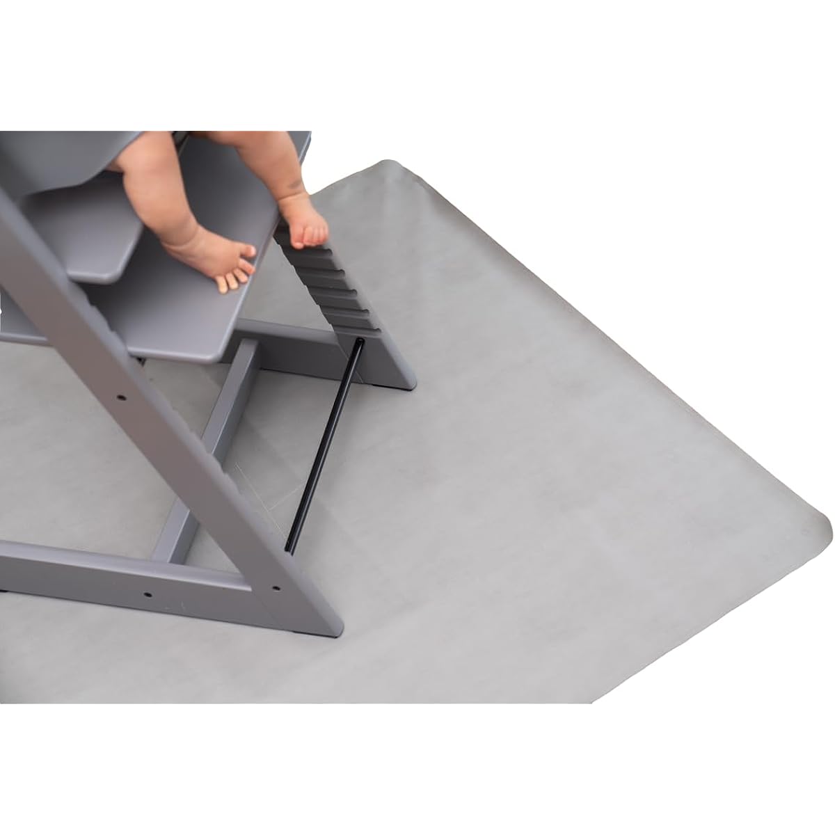 Senita Lightweight Play Mat, Spill-Proof Mat, Water Repellent, Storage Bag Included, 100cm x 100cm (Light Grey)