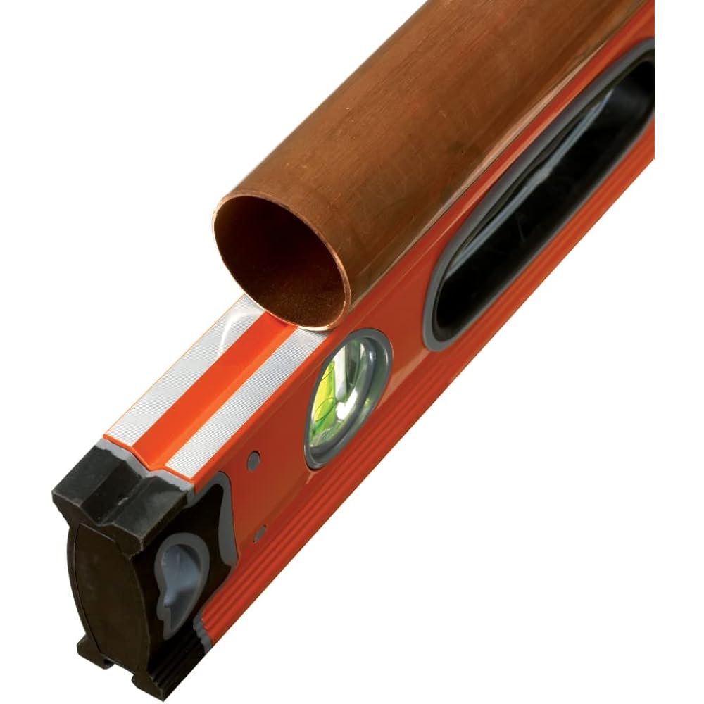 KS TOOLS Pipe Leveling Aluminum Profile Level 500mm Aluminum profile spirit level with pipe levelling 500mm 204.7050