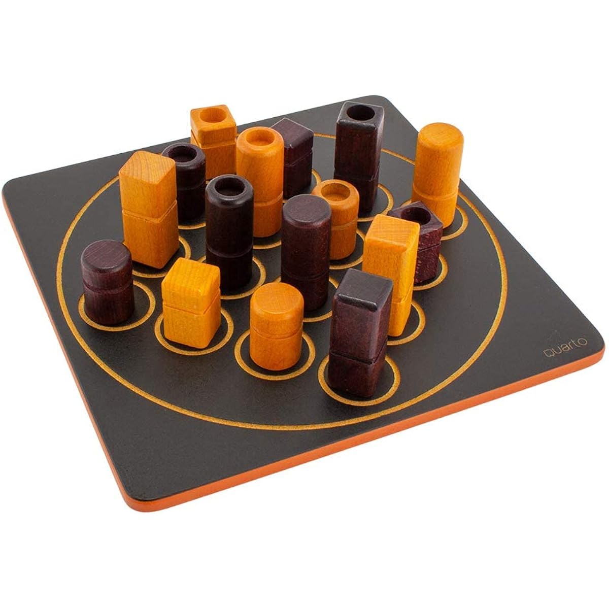 Gigamic Quarto Board Game GCQA 3.421271.300410 Wooden Table Game Toy Educational Toy Children Brain Training Game France [Parallel Import]