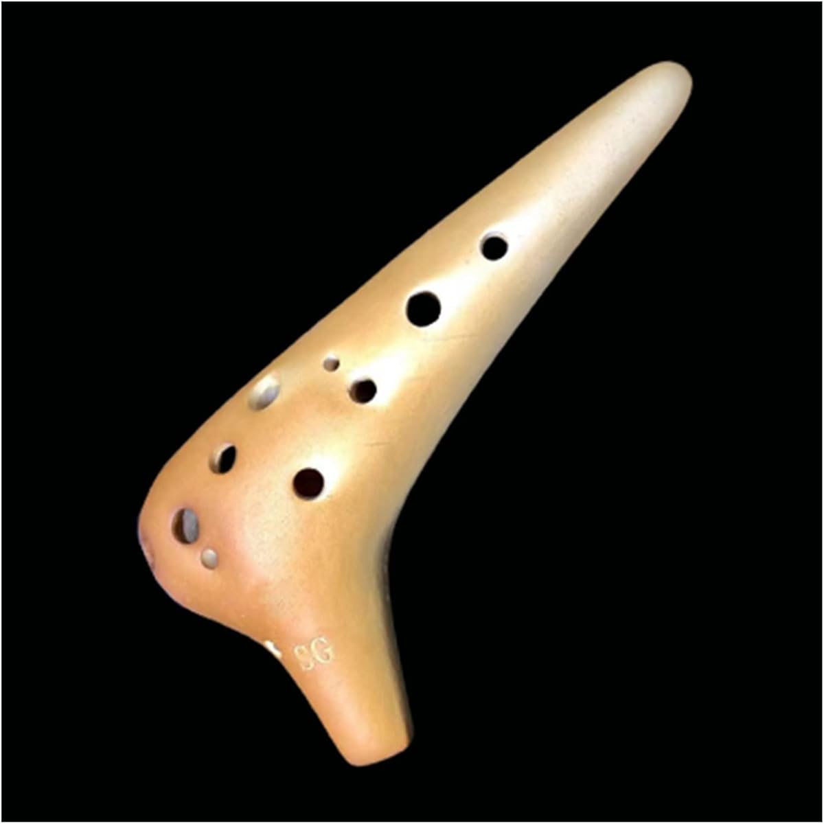 Professional Super Blown Ceramic Ocarina Treble G Key Smoked Handmade Student Ocarina Musical Instrument Ocarina Instrument