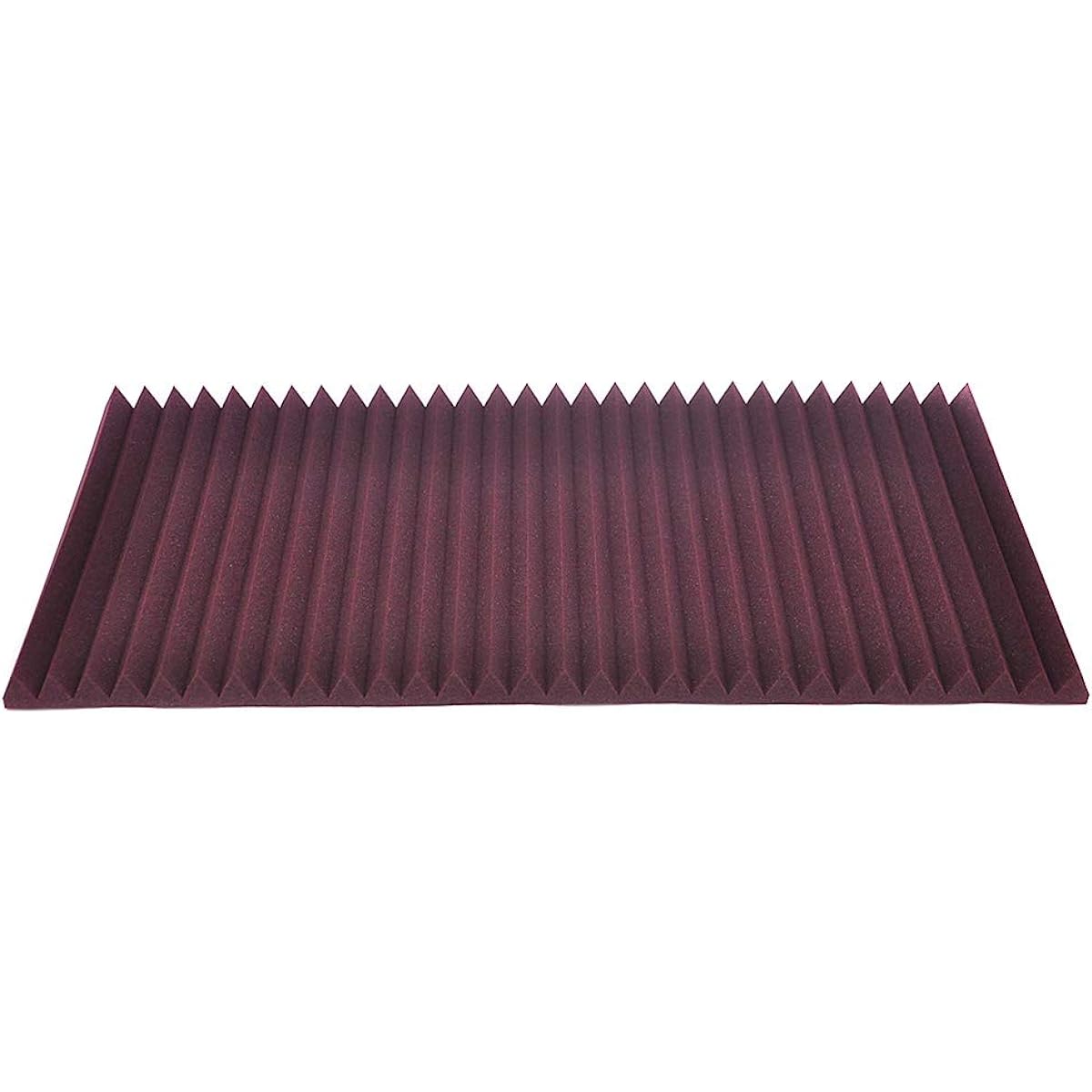AURALEX Sound Absorbing Material Studiofoam Wedges 2" Burgundy, 5cm Thick, 12 Pieces