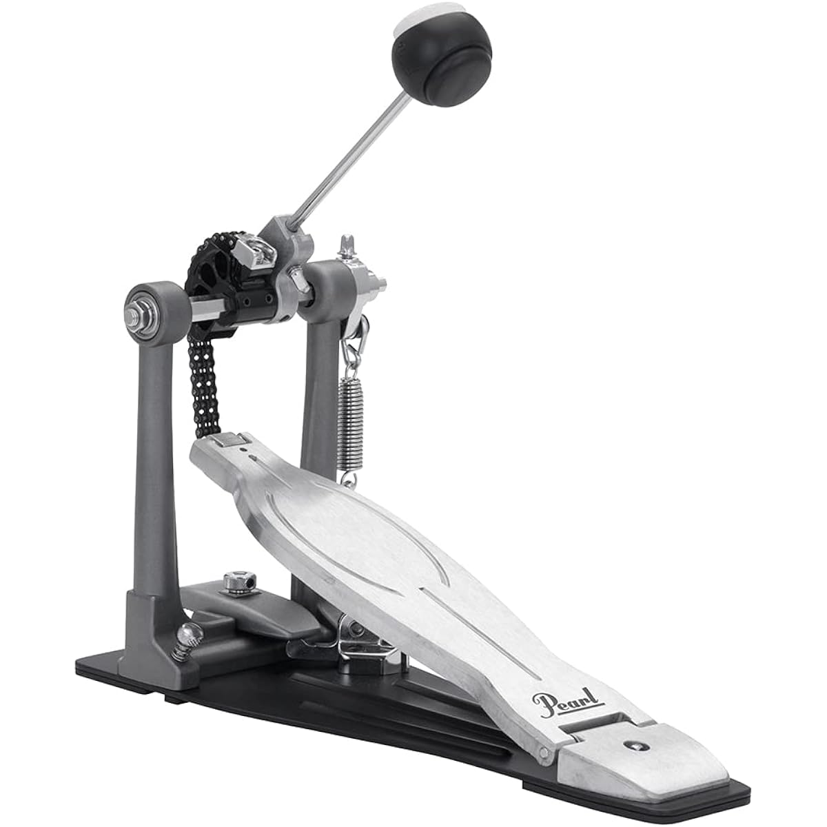 Pearl Pearl Drum Single Pedal Eliminator SOLO “BLACK” Perfect Round Cam/Duo Beater P-1030