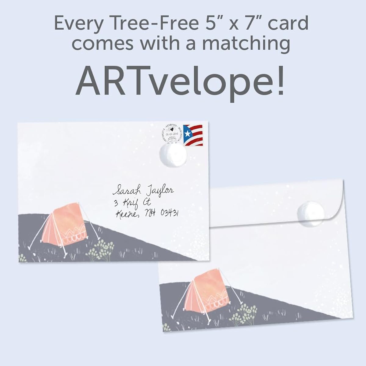Tree-Free Greetings Birthday Greeting Card, Eco-Friendly Made in the USA, 100% Recycled Paper, 5"x7" The Greatest Adventure (GO65233)
