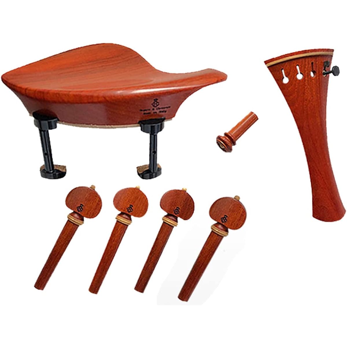 Viola fitting set, made from the finest Bogaro & Clemente Pernambuco wood