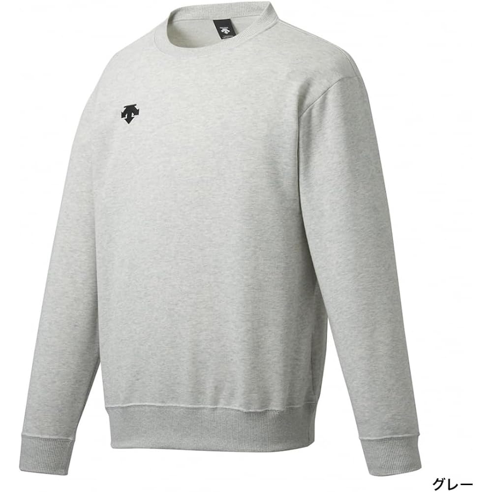 Descente DMC-2602 Men's Sweatshirt Sweat Absorbent Stretch Round Neck Crew Neck
