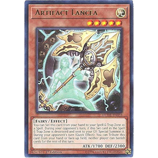 '- Artifact Rancia - DUDE-EN033 - Ultra Rare - 1st Edition - Duel Devastator