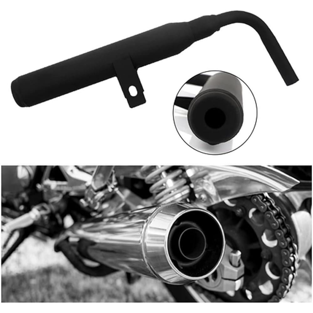 Wai Danie Motorcycle Muffler Pipe Exhaust Silencer Pipe System Parts Yamaha PW50 PY50 PW PY 50 PEEWEE ATV Quad Motocross Pit Kids Bike Bike Parts