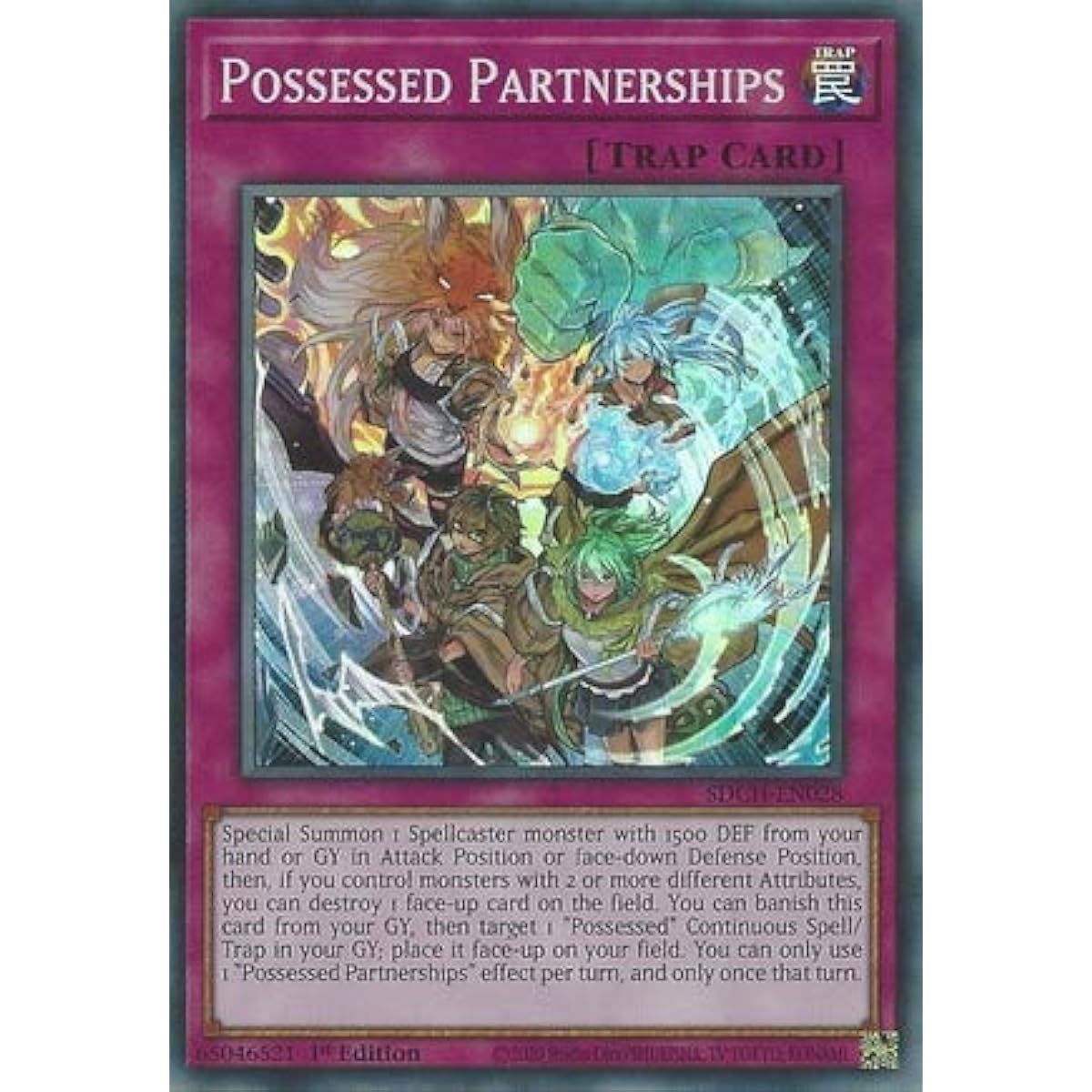 Ownership Partnership - SDCH-EN028 - Super Rare - 1st Edition.