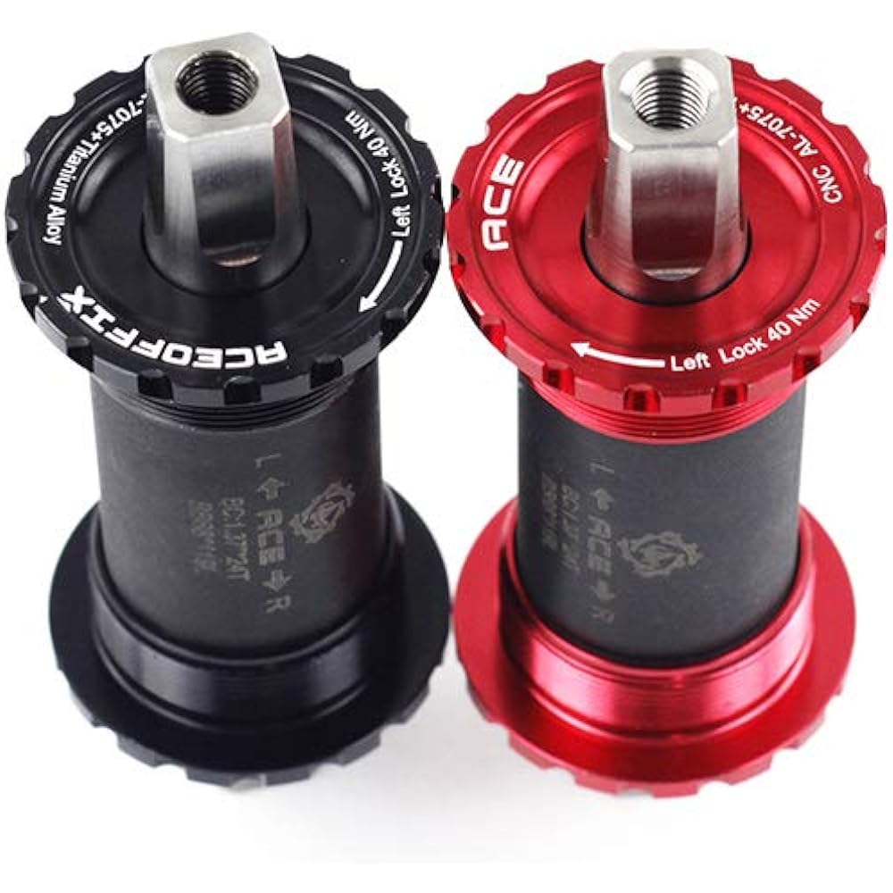 Aceoffix Bottom Bracket for Folding Bicycle Square Taper Titanium BB Bicycle Parts