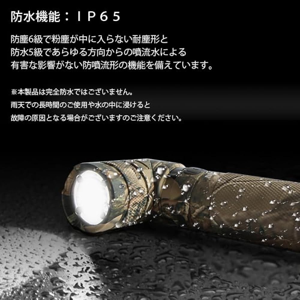 NICRON B70+ Swinging LED light, maximum brightness of 1200 lumens, with SOS flashlight function, USB rechargeable