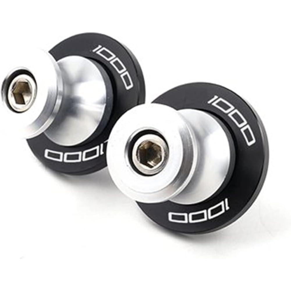 Swing Arm Slider Stand For Ka-wa-sa-ki Z1000 Z 1000 2003-2010 2009 Motorcycle CNC Aluminum Swing Arm Slider Spool 8MM Stand Screw Cover (Color: Gray)